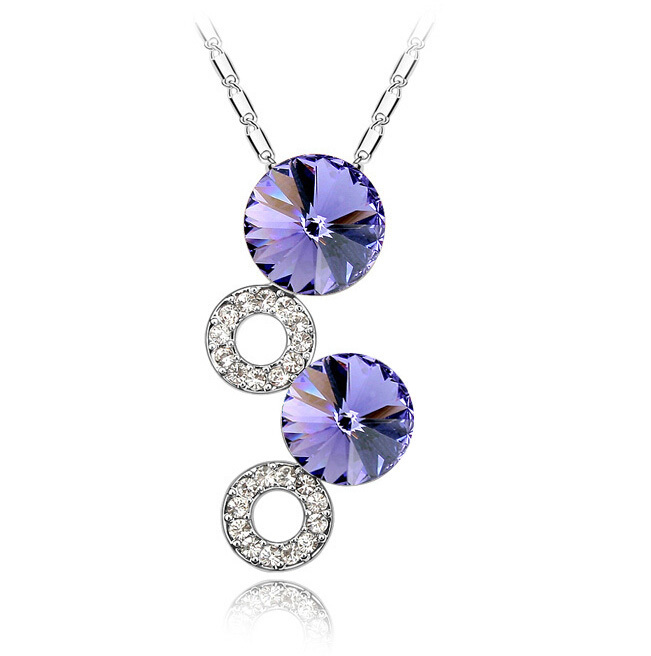 Ketting Moons Purple