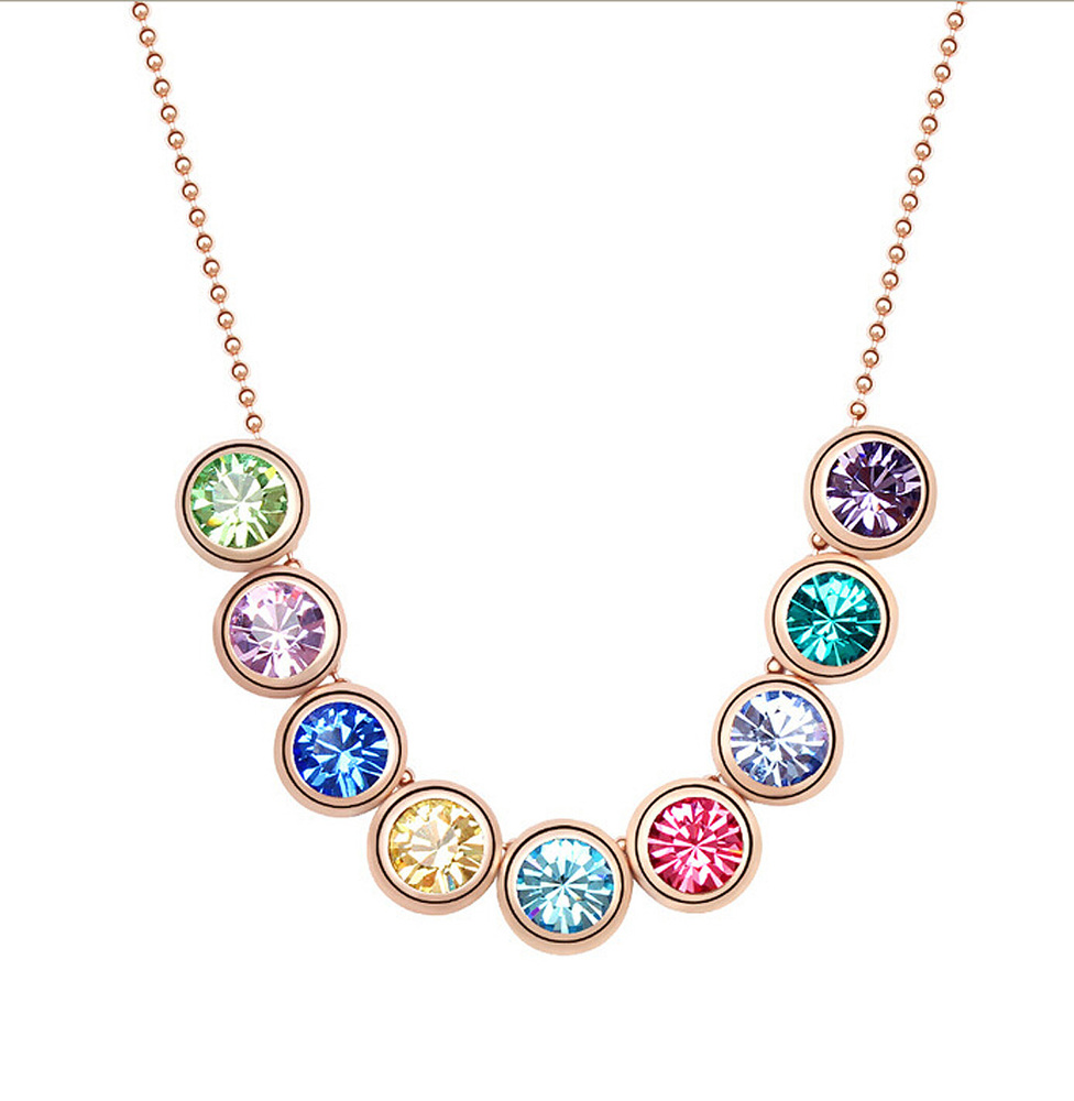Ketting Multi Color Gold