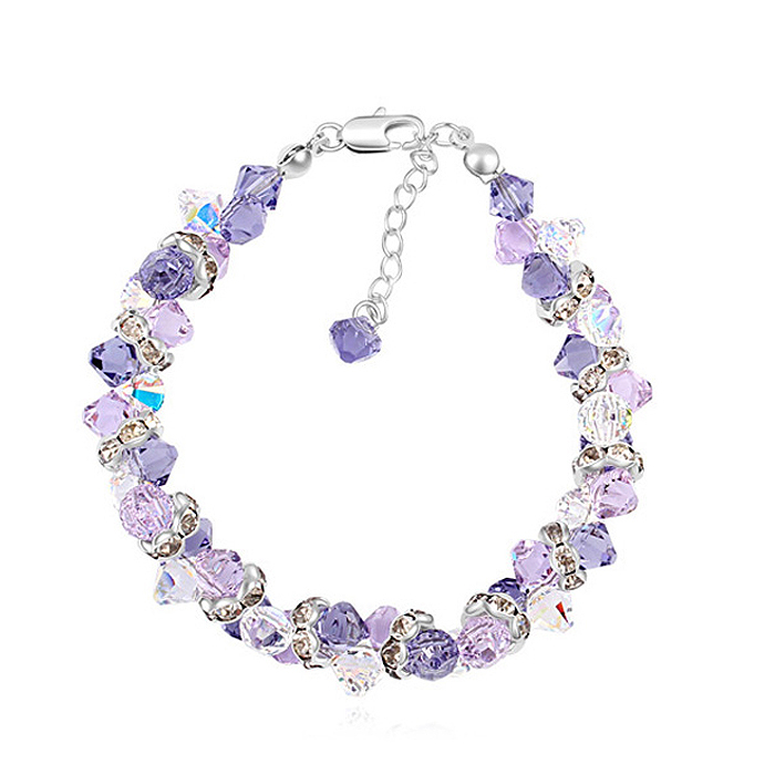 Armband Rocks Purple - Swarovski Elements
